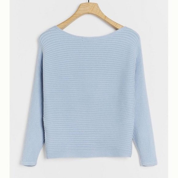 Anthropologie Kendall Cropped Sweater NWOT L - Picture 2 of 4